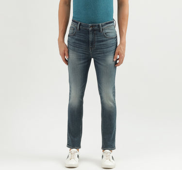 Men's Solid Low Crotch Jeans