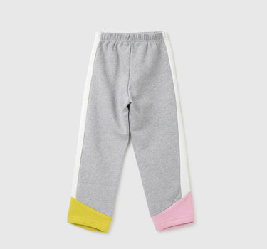 Girls Colorblock Regular Fit Trousers