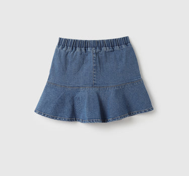 Girls Solid Regular Fit Skirt