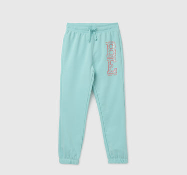 Girl's Printed Regular Fit Trackpants