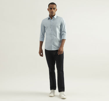 Mens Slim Fit Solid Shirt