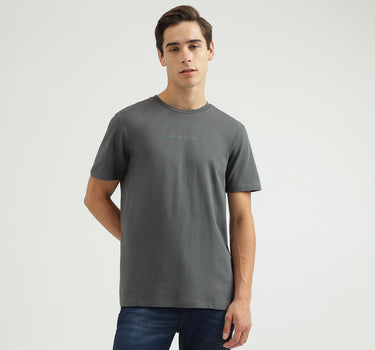 Solid Crew Neck Relaxed-Fit T-Shirt