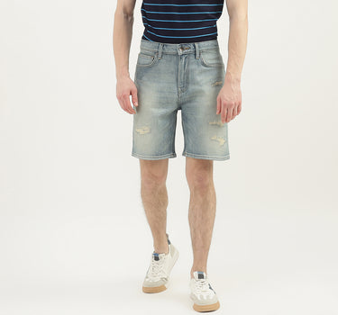 Men Solid Slim Fit Shorts