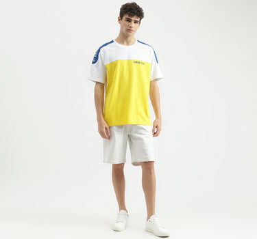 Regular Fit Round Neck Colorblock T-Shirt