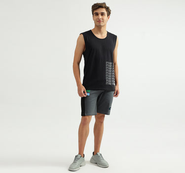 Men Printed Round Neck Tank