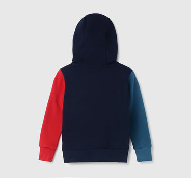 Boys Colorblock Hooded Sweatshirt