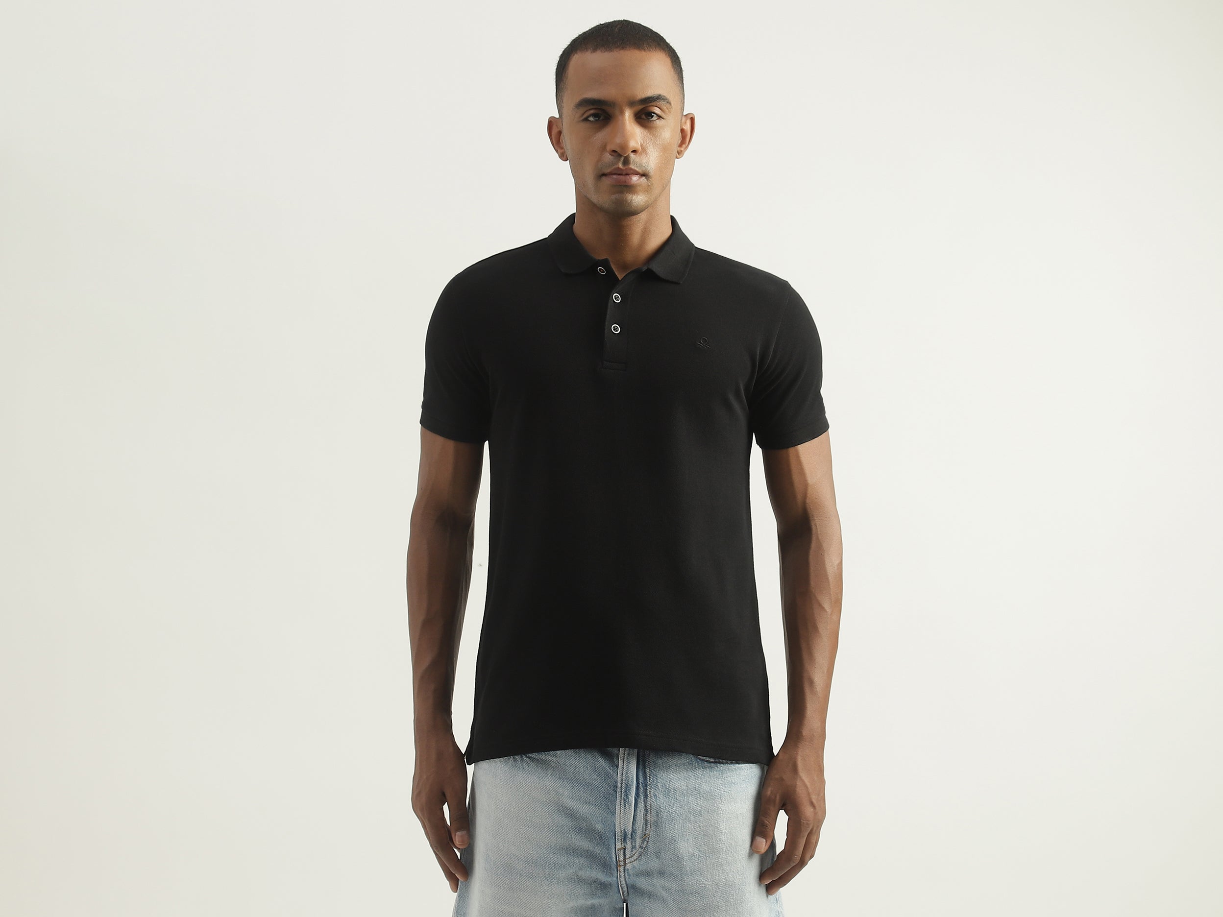 Solid Polo T-shirt