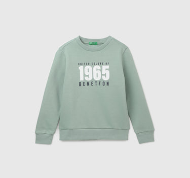 Boy's Regular Fit Crew Neck Printed Sweatshirt