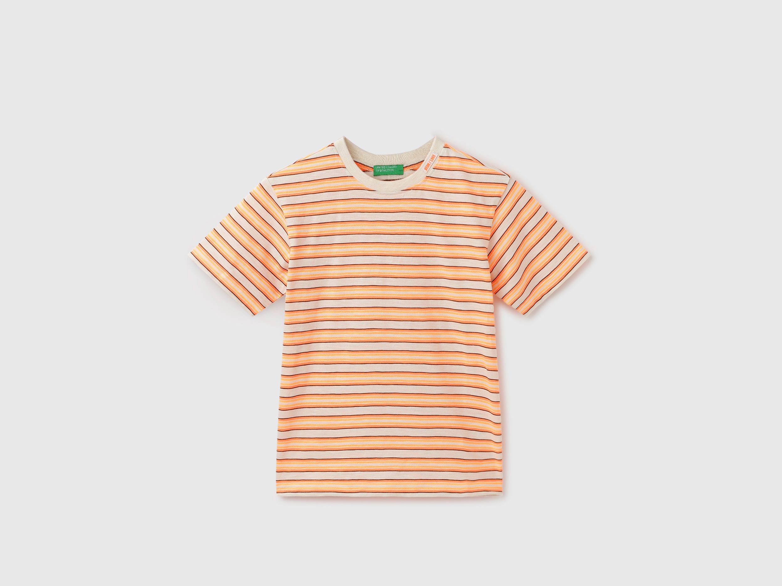 Regular Fit Round Neck Striped T-Shirt