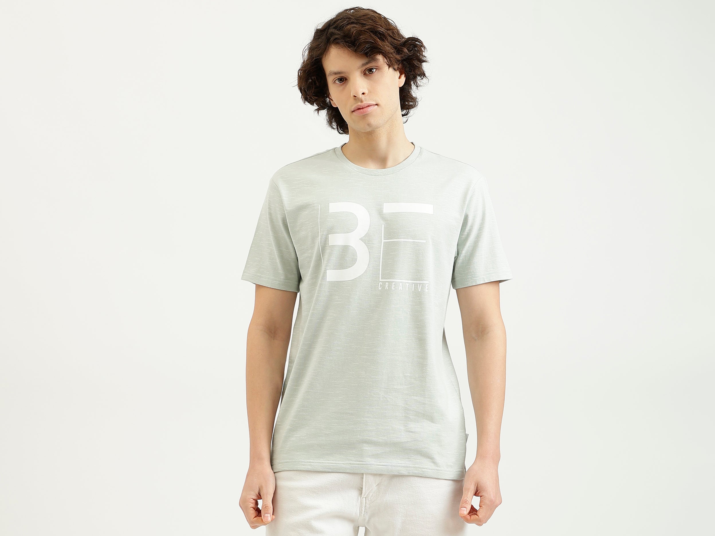 Relaxed Fit Round Neck Printed T-Shirt