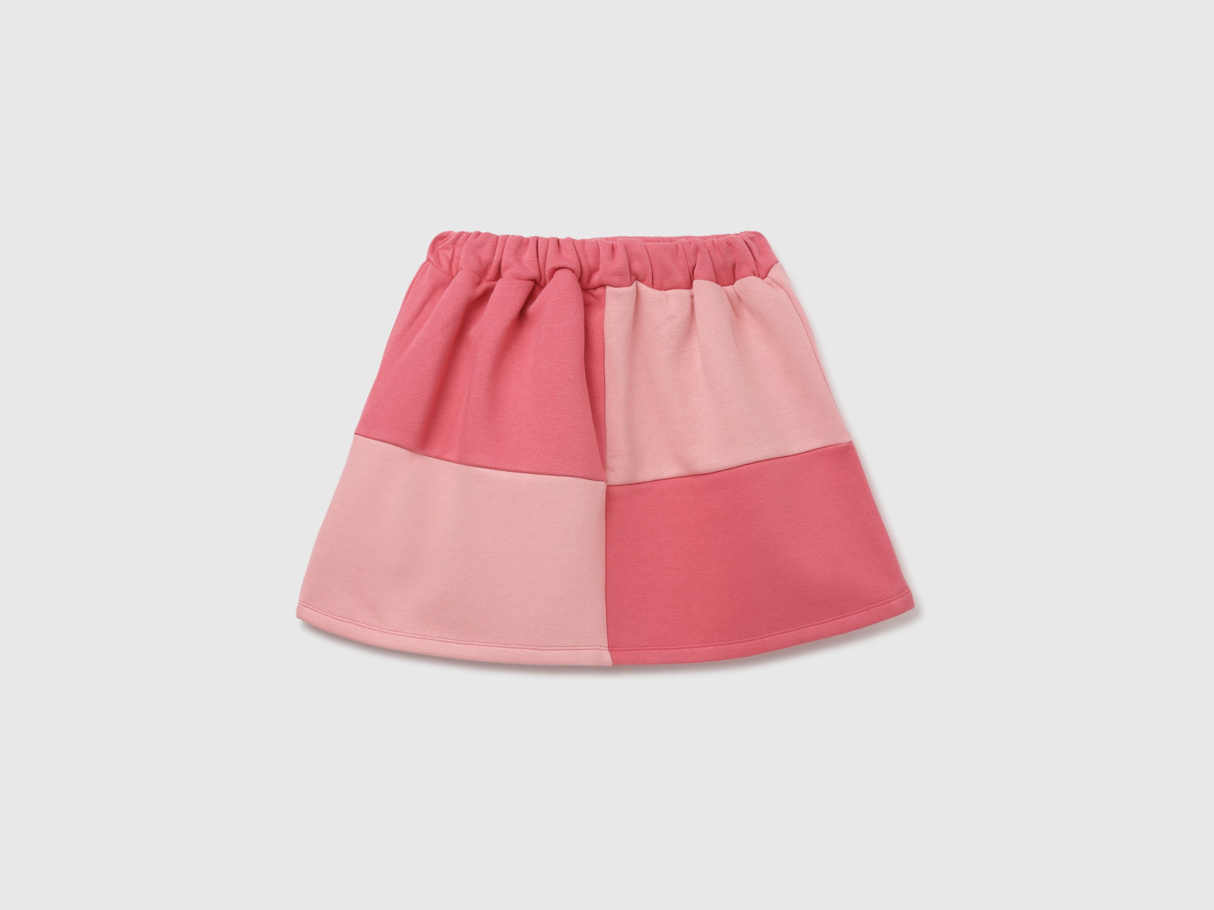 Regular Fit Colorblock Girl's Skirt