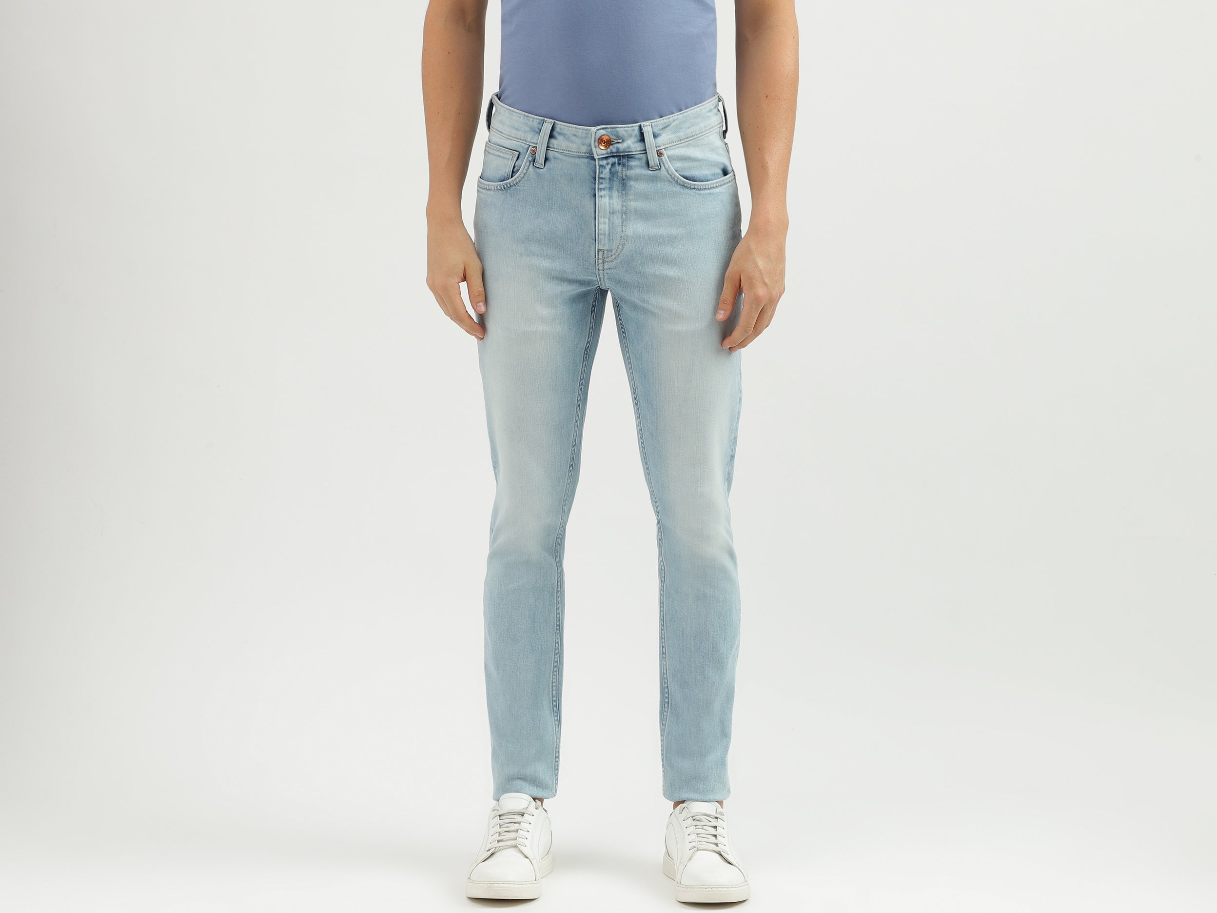 Men's Solid Skinny Fit Jeans