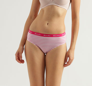 Pack of 2 Striped Low Rise Briefs