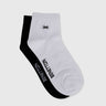 Pack of 2 Solid & Branded Socks