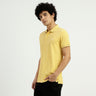 Regular Fit Ribbed Collar Solid T-Shirt