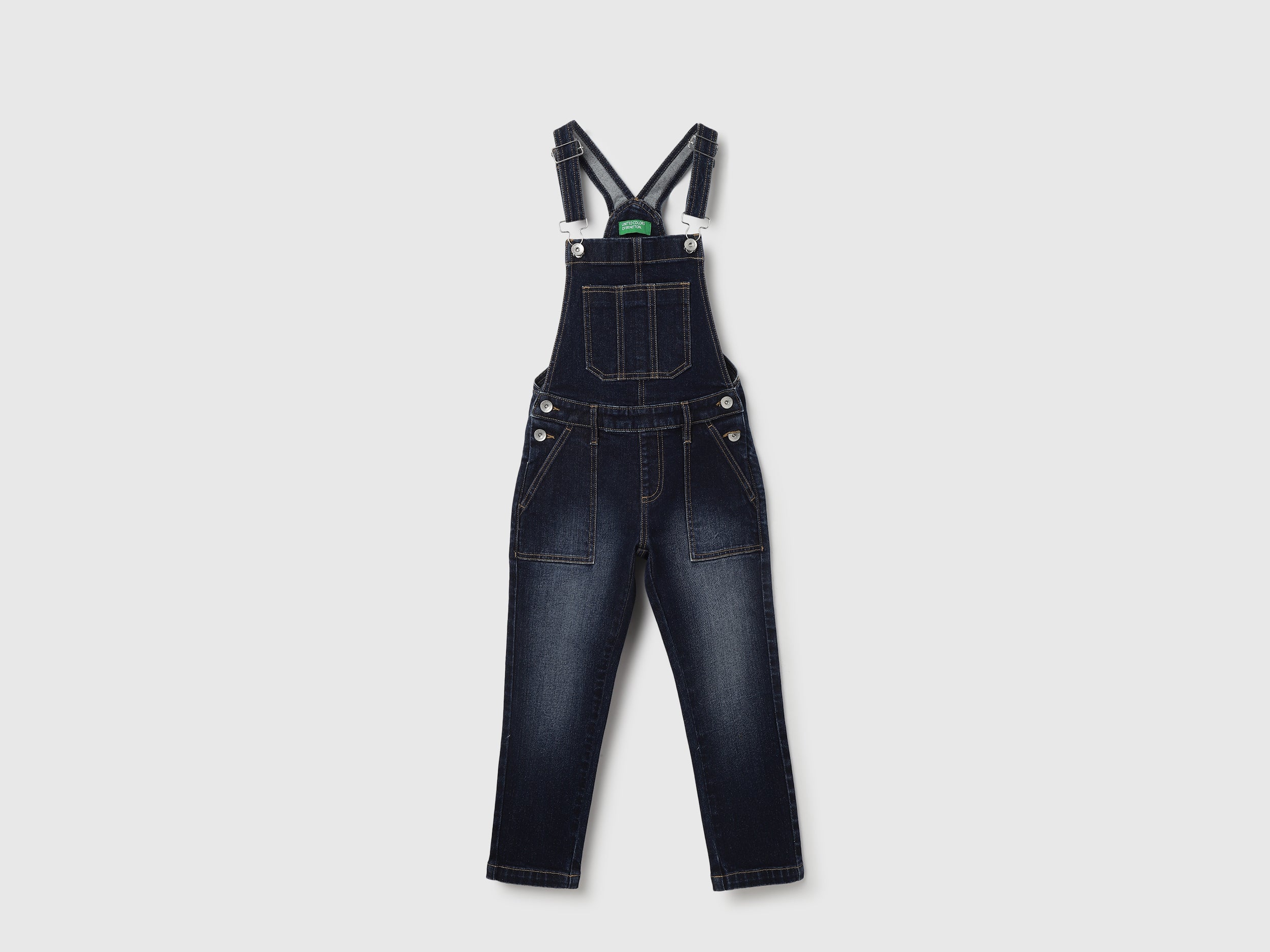 Solid Pattern Dungaree