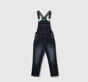 Solid Pattern Dungaree