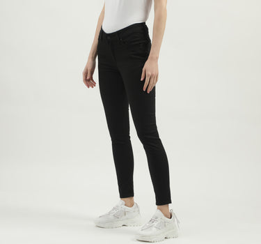 Women's Solid Skinny Fit Trousers