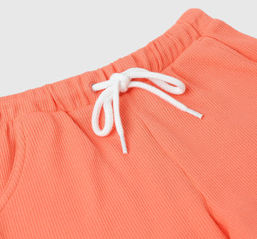 Solid Drawstring Regular-Fit Shorts