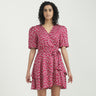 Viscose Printed V-Neck Women Dresses