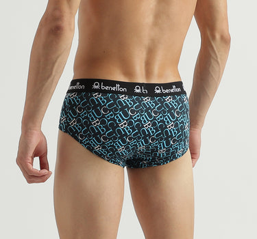 Pack of 2 Typographic Print Low Rise Briefs