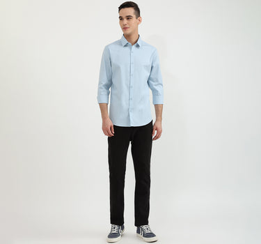 Mens Slim Fit Solid Shirt