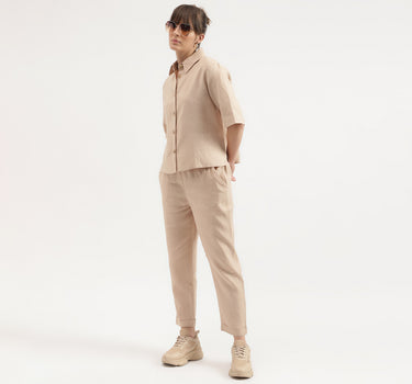 Solid Regular Fit Trousers