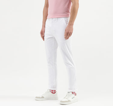 Solid Slim Fit Trousers