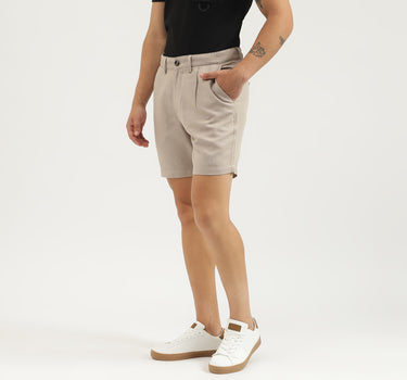 Solid Relaxed Fit Shorts