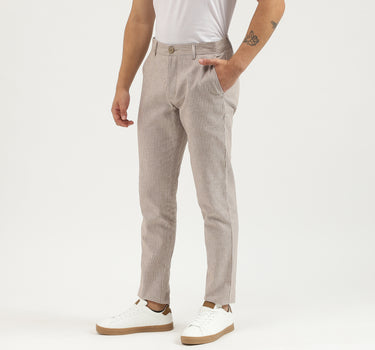 Striped Relaxed Fit Trousers