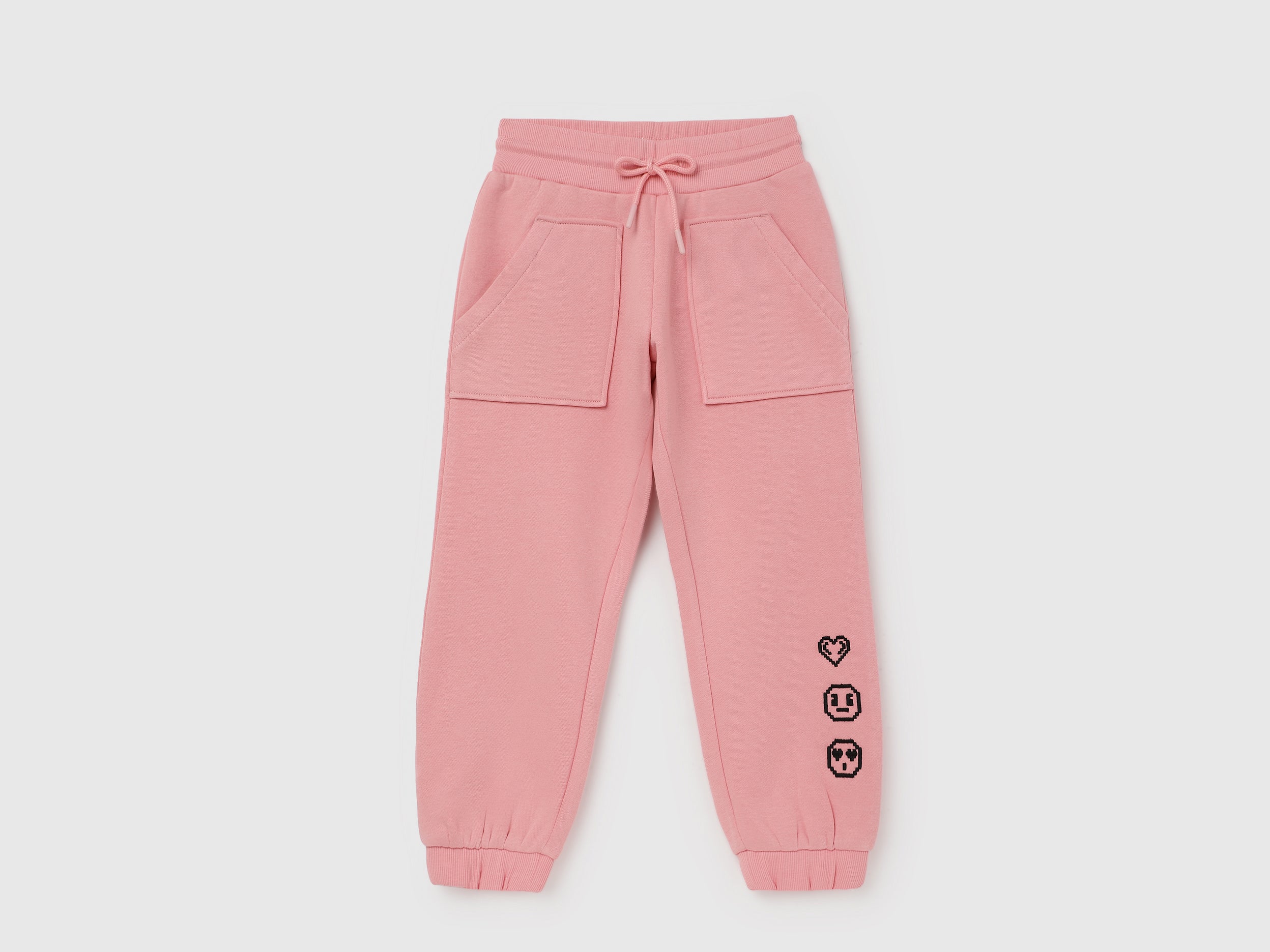 Emoji Print Regular Fit Trackpants