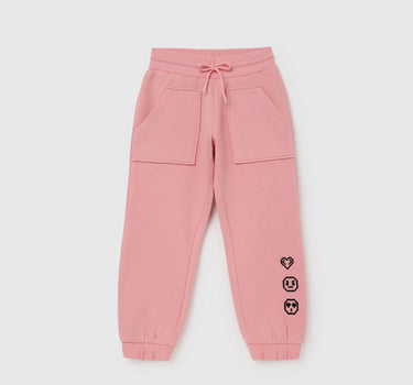 Emoji Print Regular Fit Trackpants