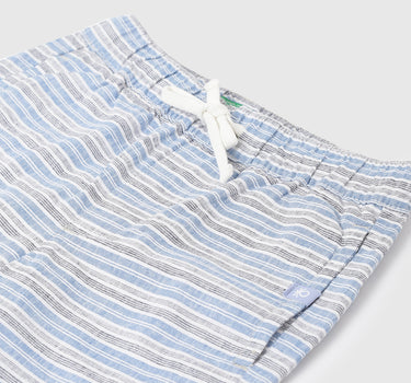 Boys Striped Regular Fit Shorts