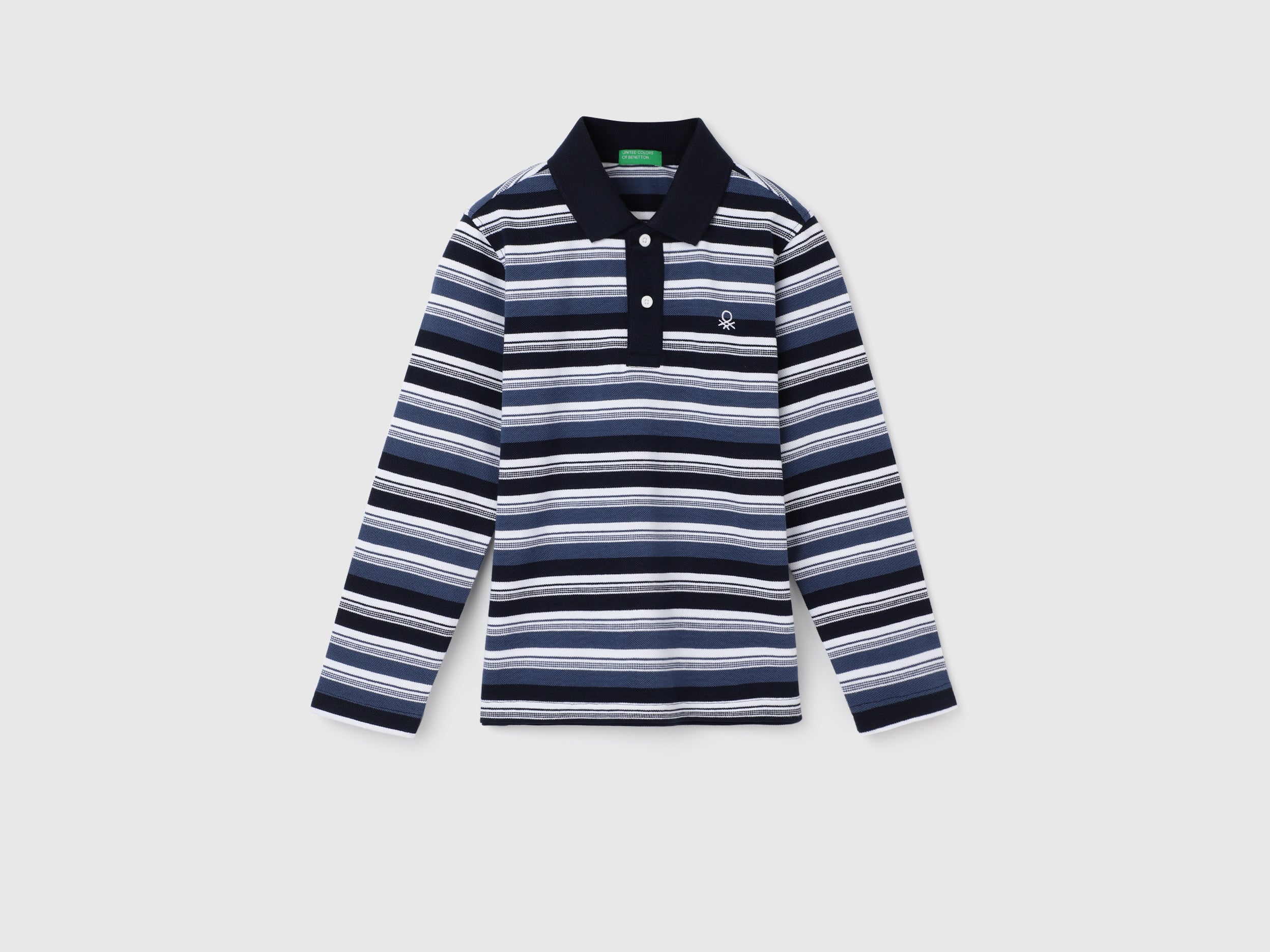 Boy's Regular Fit Polo Collar Striped Tshirts