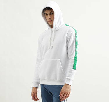 Hooded Neck Solid Sweatshirt