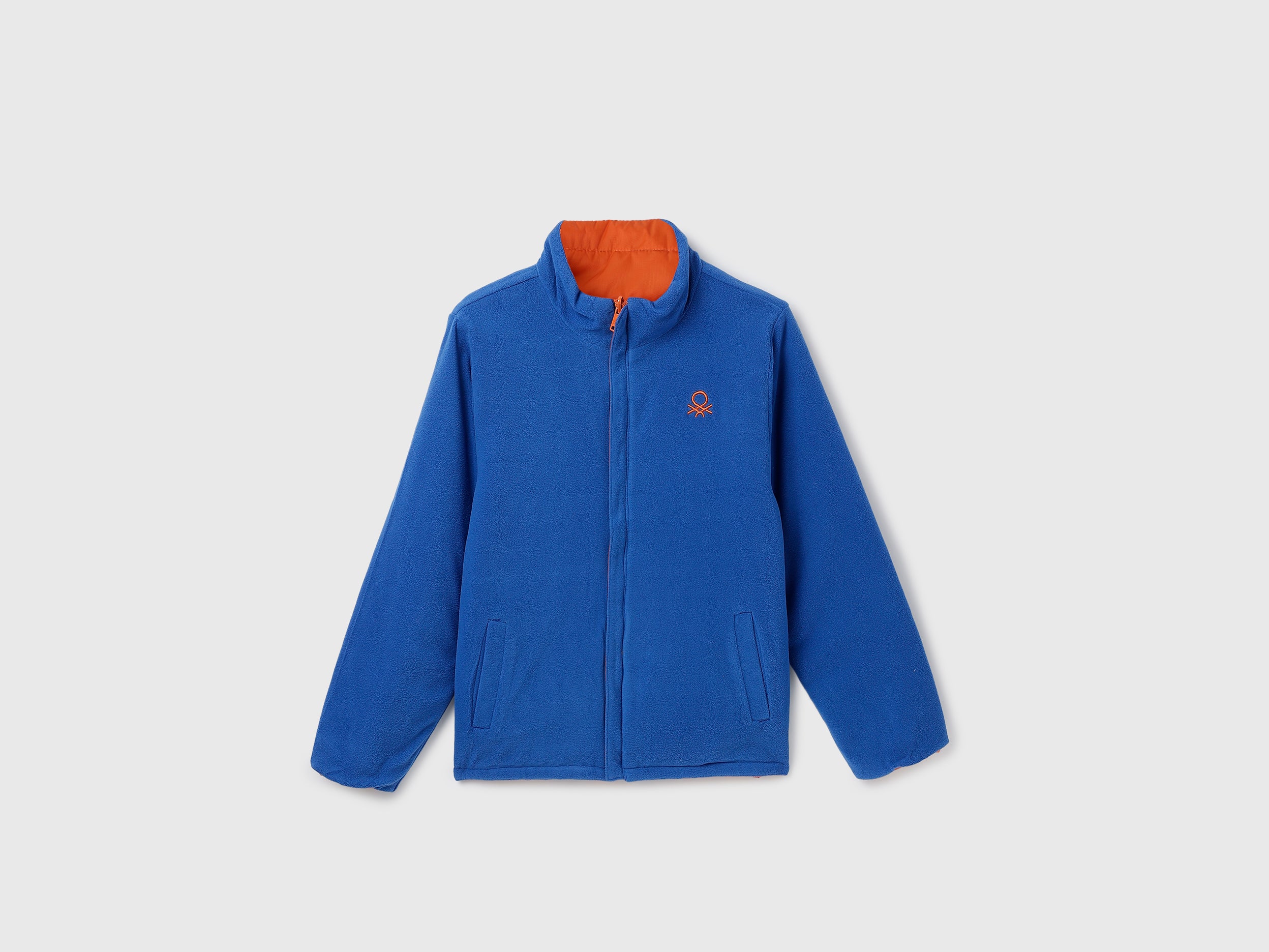 Boy's Regular Fit Full Sleeves Reversible Jacket