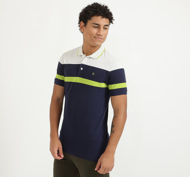 Men Colorblocked Regular Polo T Shirt