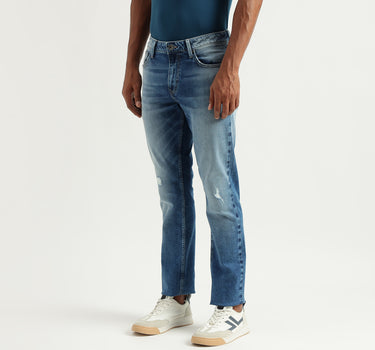 Men's Solid Straight Fit Jeans