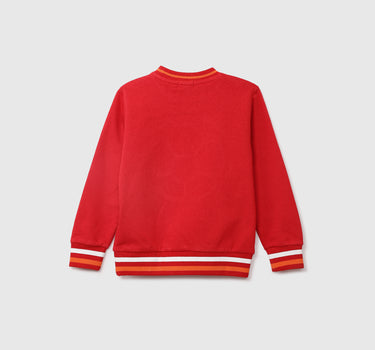 Boys Embossed Football Sweatshirt