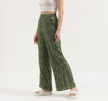 Printed Regular Fit Trousers