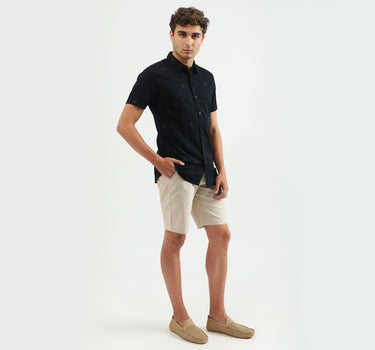 Men Solid Slim Fit Shorts