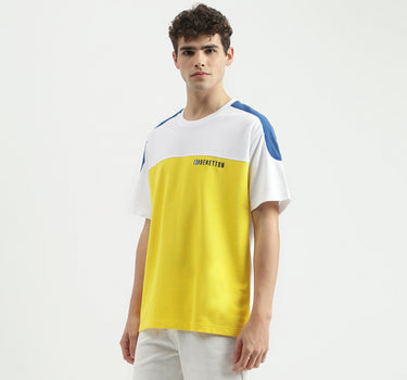 Regular Fit Round Neck Colorblock T-Shirt