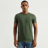 Men's Regular Fit Round Neck Solid Tshirts