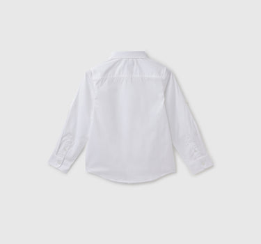 Regular Fit Spread Collar Solid Shirt