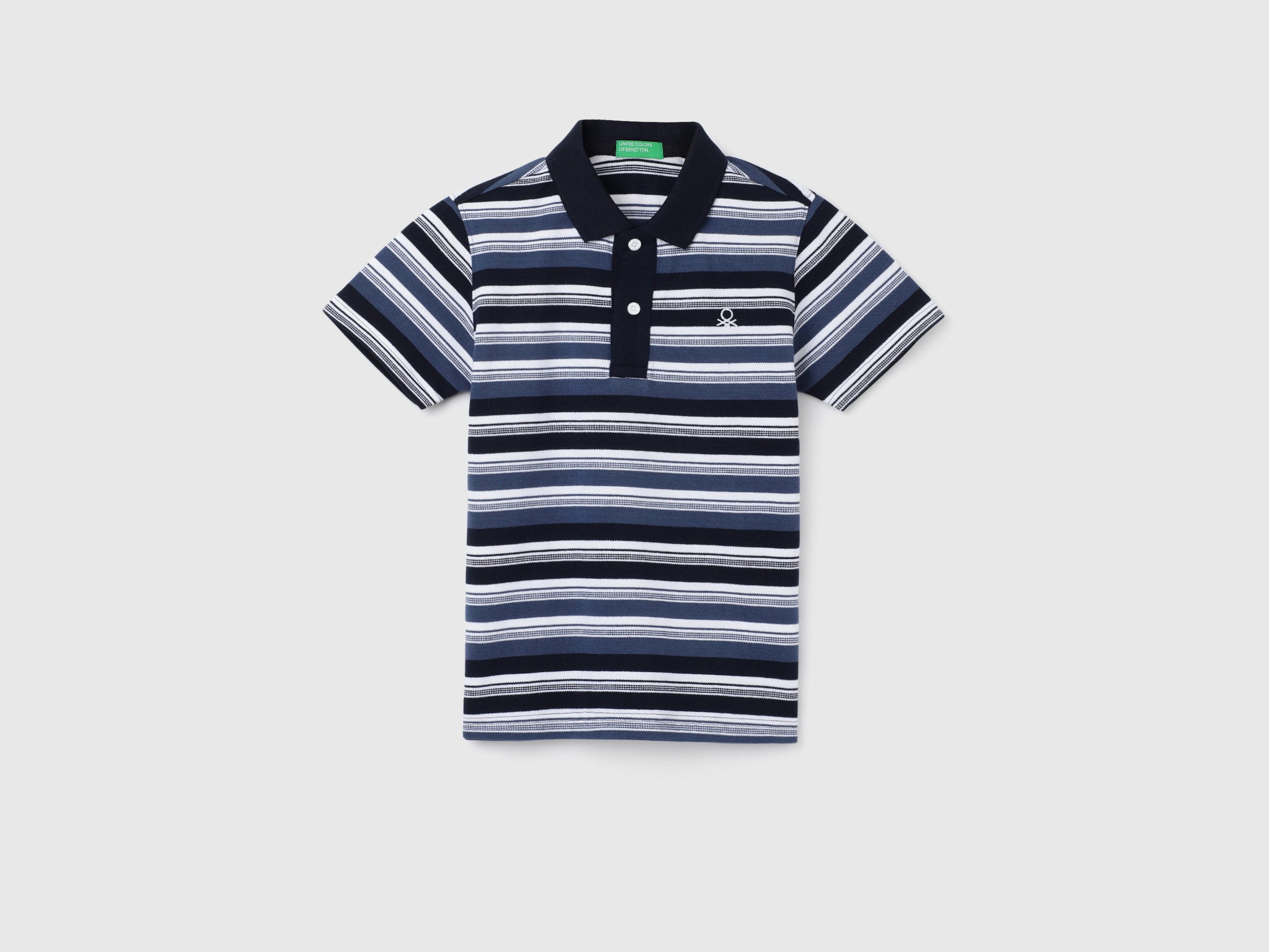 Boy's Regular Fit Polo Collar Striped Tshirts