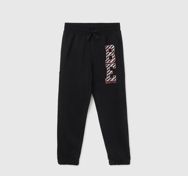 Girl's Printed Regular Fit Trackpants