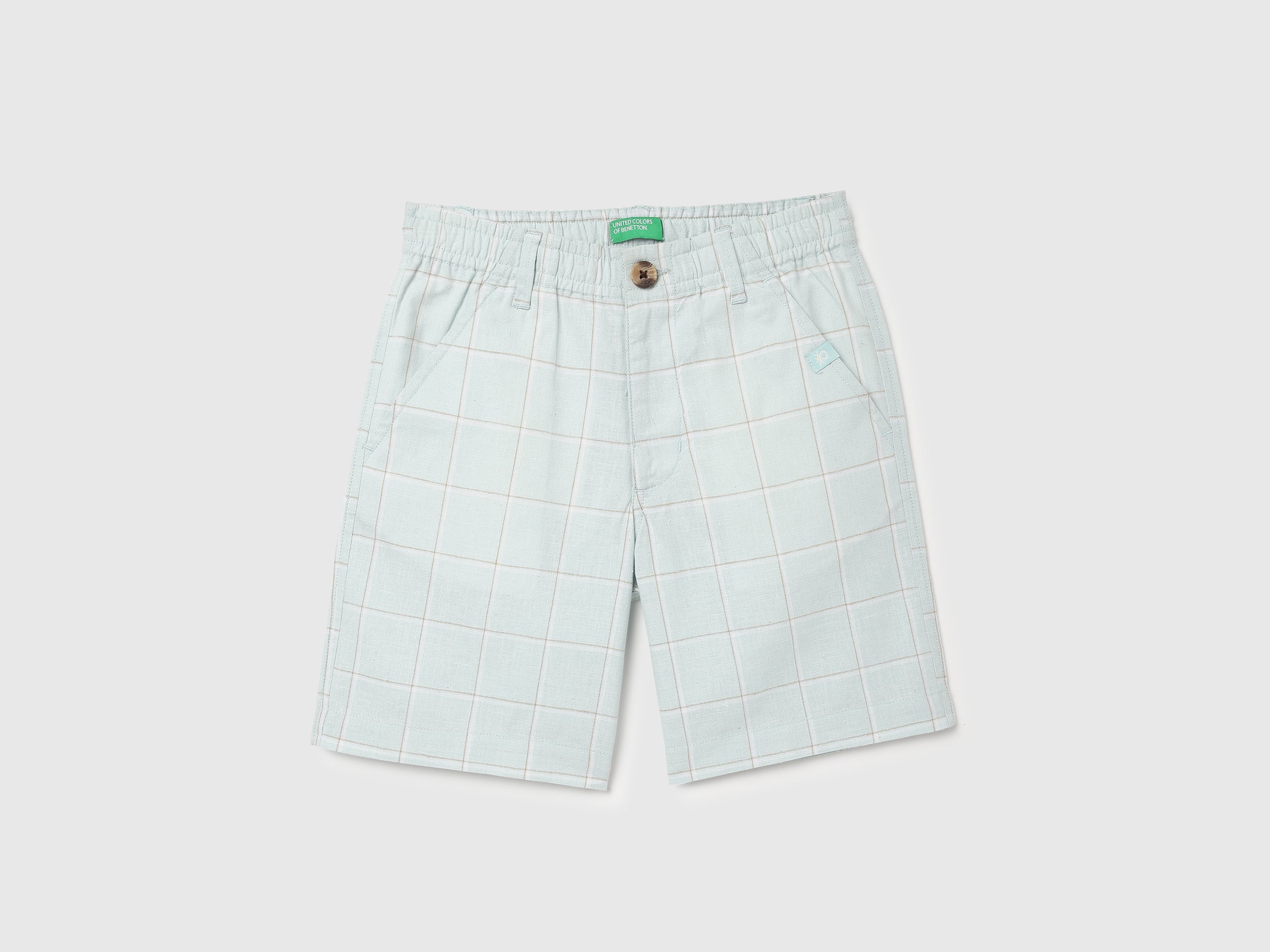 Checkered Regular Fit Shorts