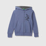 Regular Fit Hood Solid Sweatshirt