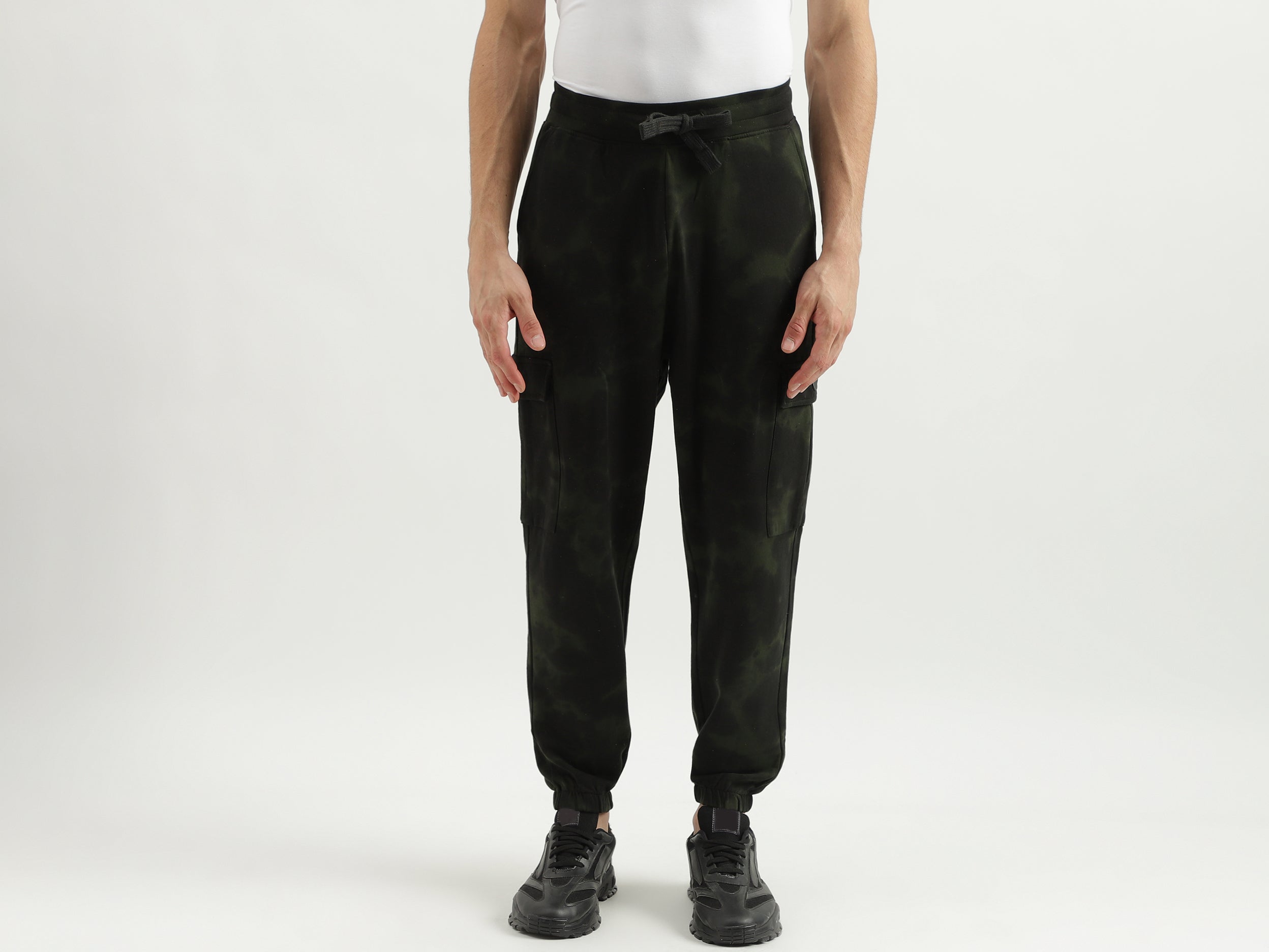 Tie & Dye Baggy Fit Trousers