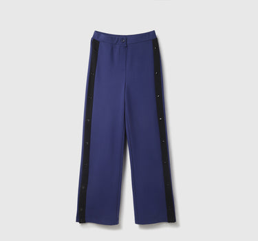 Viscose Blend Solid Regular Length Women Trousers